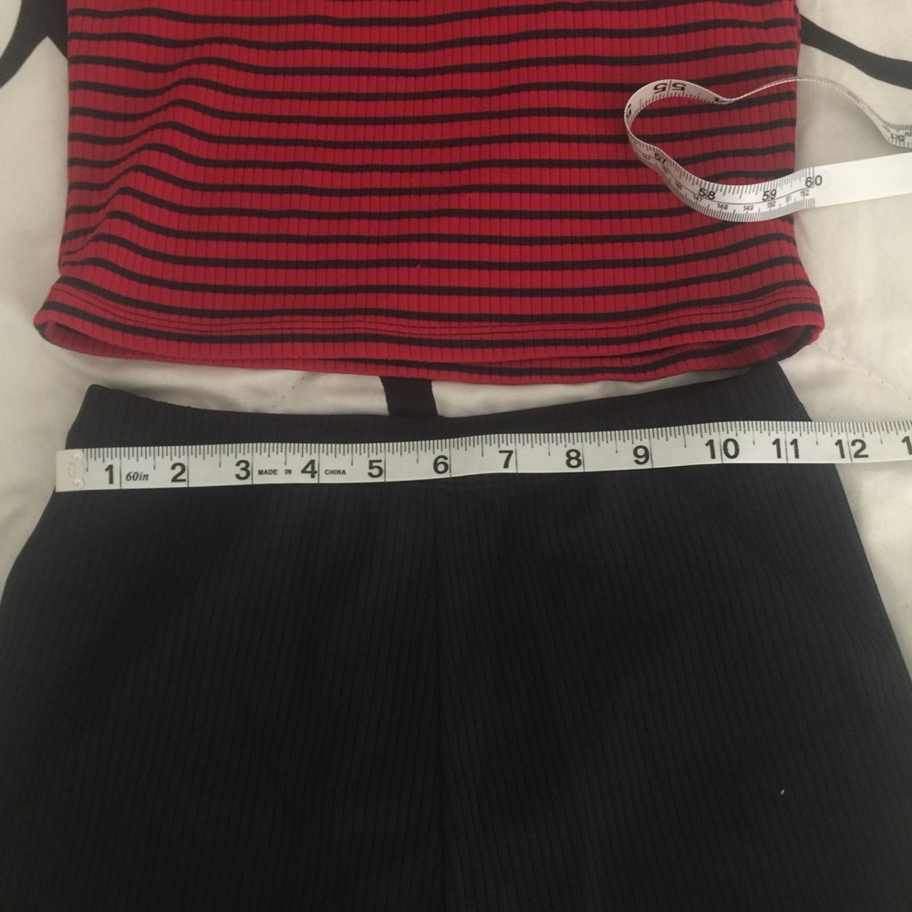"Vintage" Swim Suit Red and Blue Striped - Picture 4 of 7